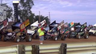 Lincoln Speedway 410 and 358 Sprint Car Highlights