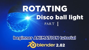 How to blender animation EASY Eevee tutorial ROTATING DISCO BALL LIGHT BULB || part 01 for beginners