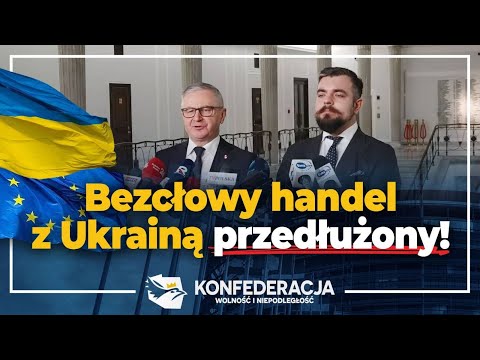 UE przedłuża bezcłowy handel z Ukrainą!