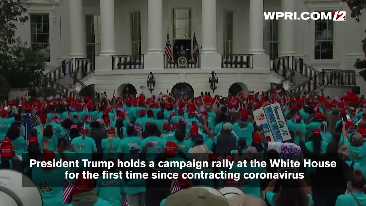 VIDEO NOW: President Trump holds campaign rally at the White House ...