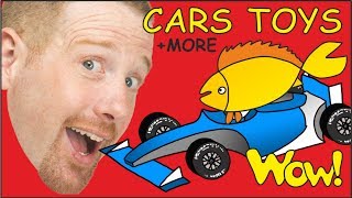 Cars Toys + MORE | English Collection of Stories for Kids from Steve and Maggie | Wow English TV