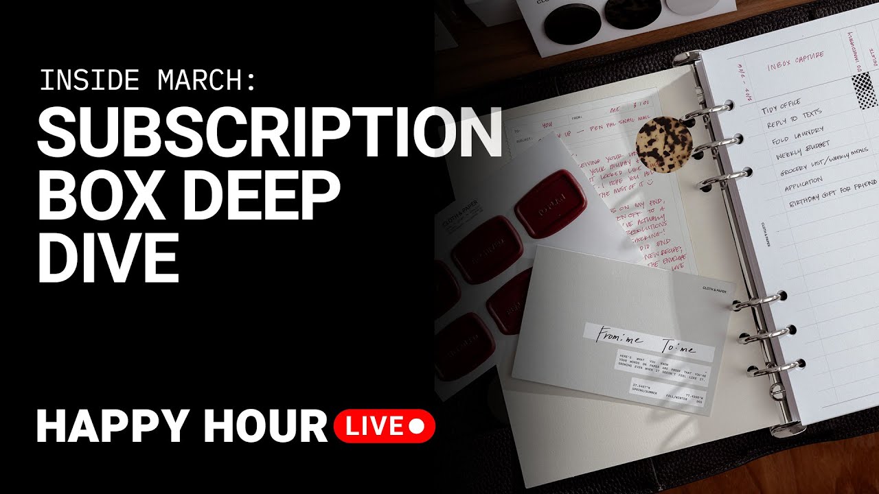 Inside March: A Subscription Box Deep Dive | Happy Hour Live