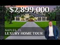 Naples fl luxury home tour   new construction real estate