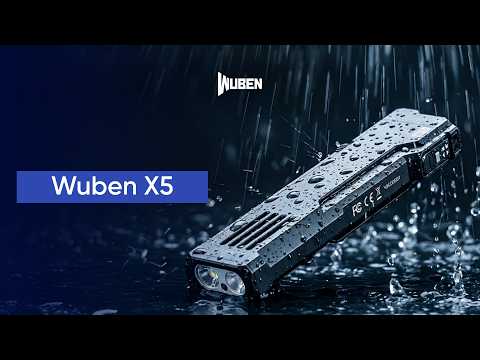 Ліхтар багатофункціональний WUBEN X5 Grey, видео 1