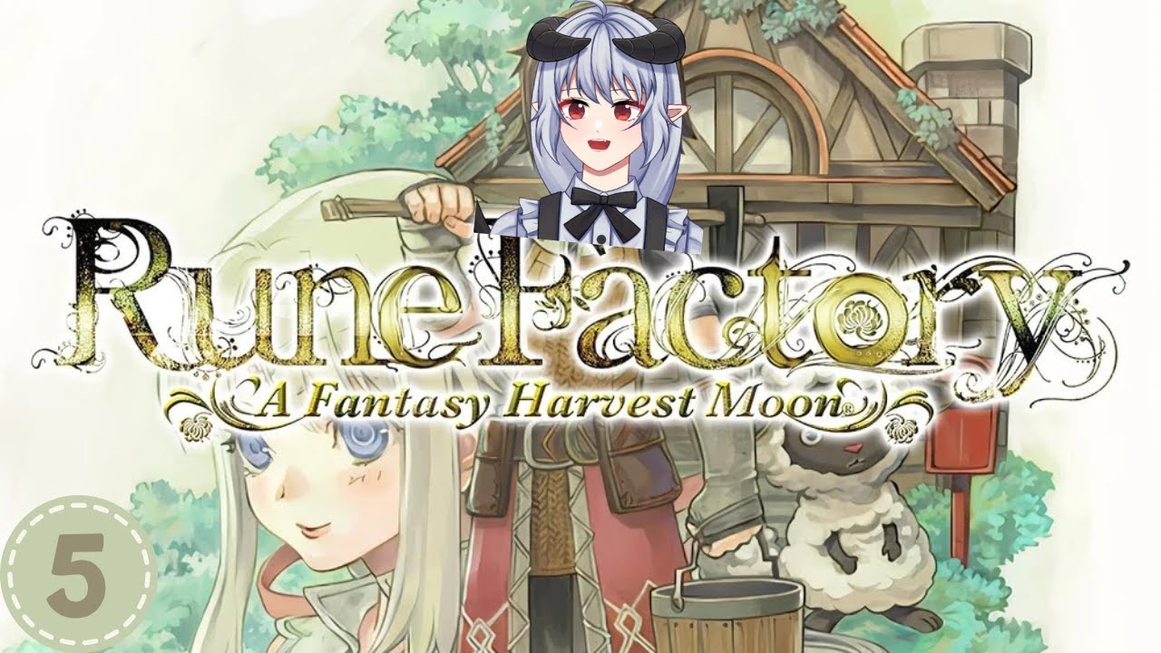 [Rune Factory] Building Barns and Farming [M. Lillium] - YouTube
