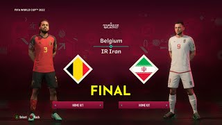 FIFA 23 - Belgium vs Iran | FIFA World Cup Final Full Match 2022 | PS5™