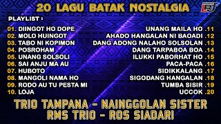 Kompilasi Lagu Batak Nostalgia Trio Tampana, Nainggolan Sister, RMS Trio \u0026 Ros Siadari