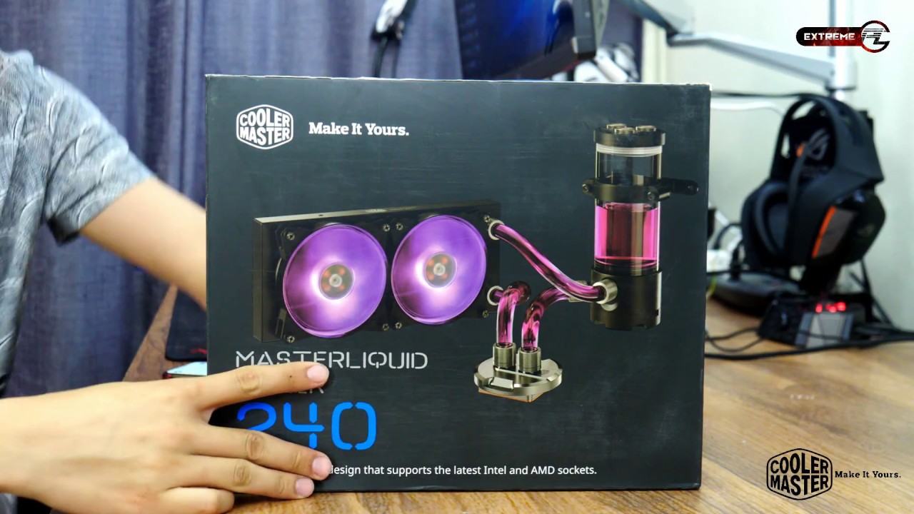 Unbox: CoolerMaster MASTERLIQUID MAKER 240 ชุดน้ำเปิดเซตสุดคุ้ม