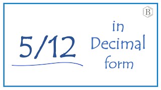as a Decimal