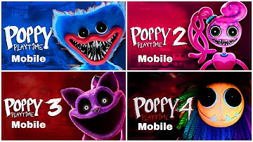 Poppy Playtime Chapter 1 2 3 4 Mobile - Full Gameplay Walkthrough & All Endings (No Commentary)