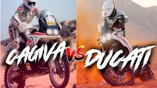 El Legado de la Cagiva Elefant 🐘 . La moto con motor Ducati que triunfó en el Dakar 🐫