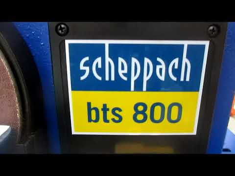 Обзор шлифовального станка -belt And Disc Sander- Scheppach BTS 800