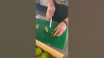 We being cutting limes the wrong way