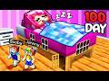Surviving 100 Days Inside MY CRUSH’S BED in Minecraft… Mp3 Song
