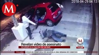 Vídeo de asesinato afuera de un antro en CdMx