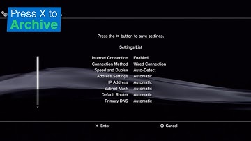 Setting Up a Wired Network Connection (PS3 Era - Official Tutorial from Sony)