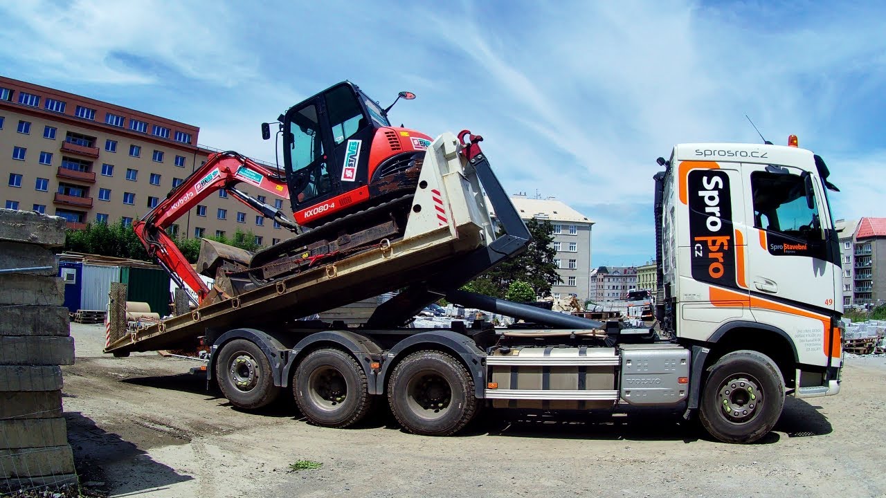 Jeden den na kontejneru /One day on a container - VOLVO FH