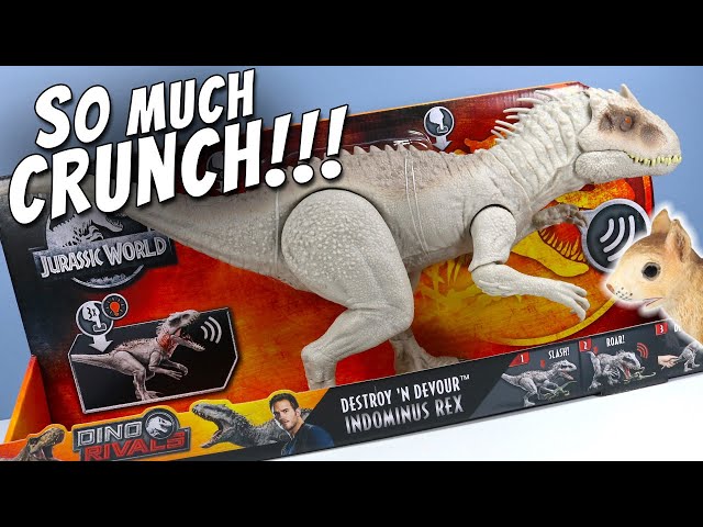  JURASSIC WORLD DESTROY 'N DEVOUR INDOMINUS REX : Video Games