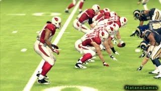 NFL 2013 Week 1 - Arizona Cardinals vs St. Louis Rams - 3rd Qrt - Madden NFL 25 - HD