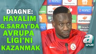 Galatasaray 4 - 2 Marsilya Mbaye Diagne Maç Sonu Basın Toplantısı Düzenledi A Spor