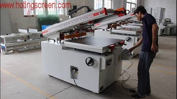Servo motor semi automatic screen printer