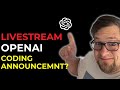 OpenAI Dev announcement: Codex update or something else? 10:00 PT