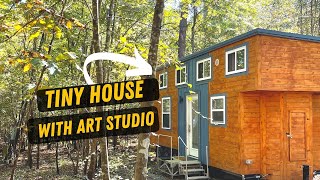 A Tiny House With An Full Art Studio?!?!