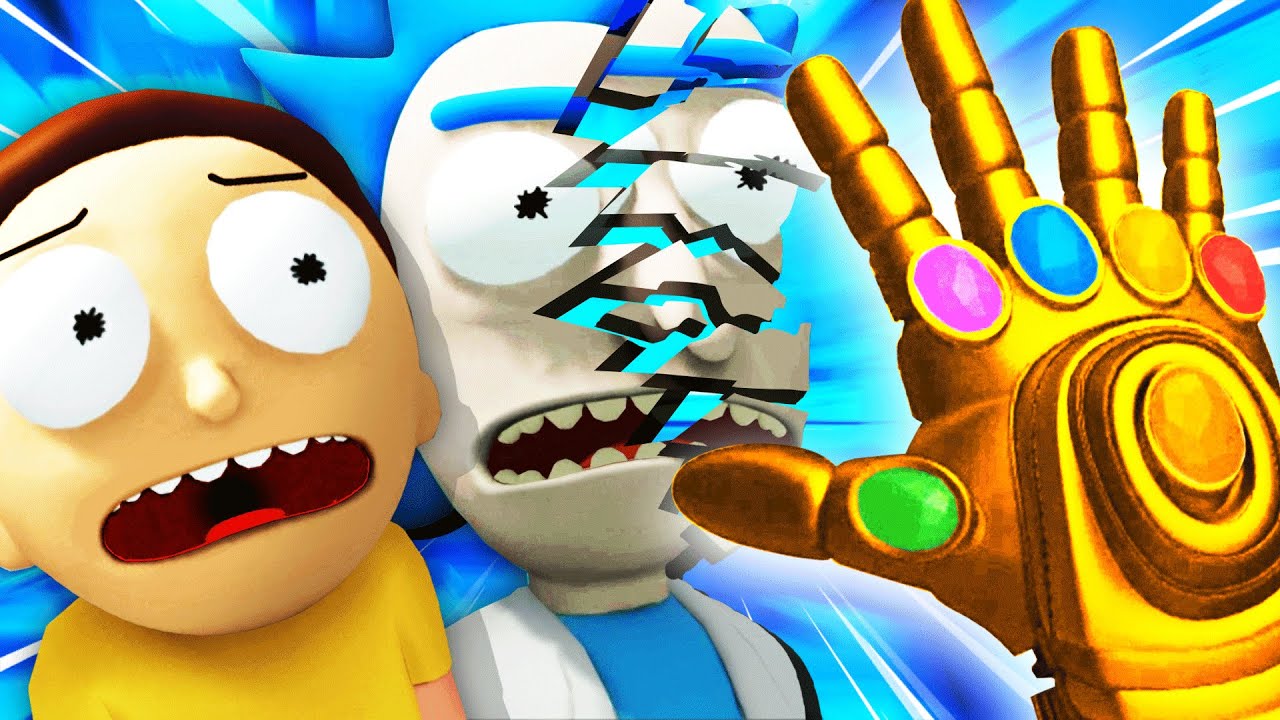 DESTROYING RICK AND MORTY With NEW INFINITY GAUNTLET (Rick and Morty: Virtual Rick-Ality Gameplay)