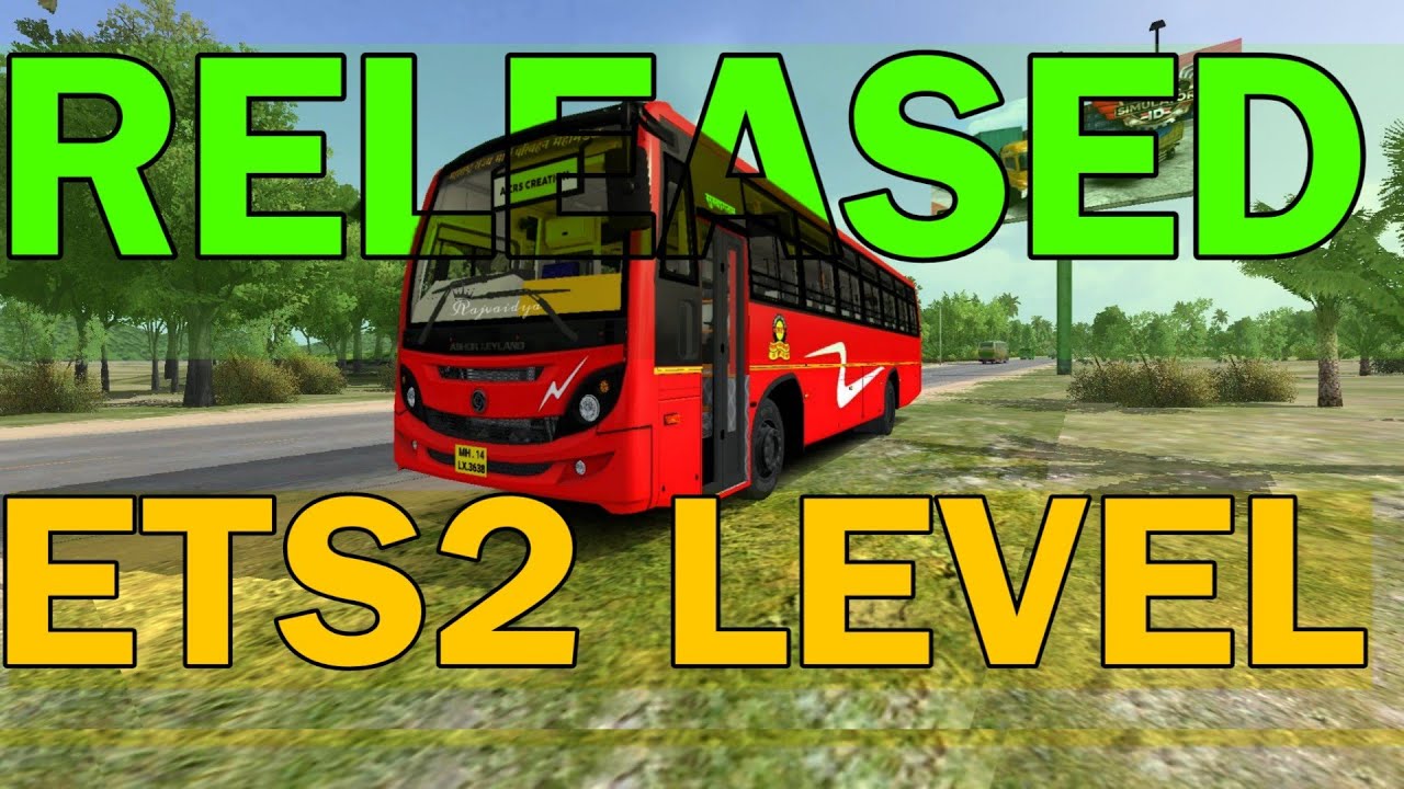 Factory Fresh Ashok Leyland MSRTC Lalpari Bussid Mod Released Download Now, नवी लेलँड ललपरी बस मोड