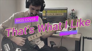 That's What I Like (Bruno Mars) - Bass Cover