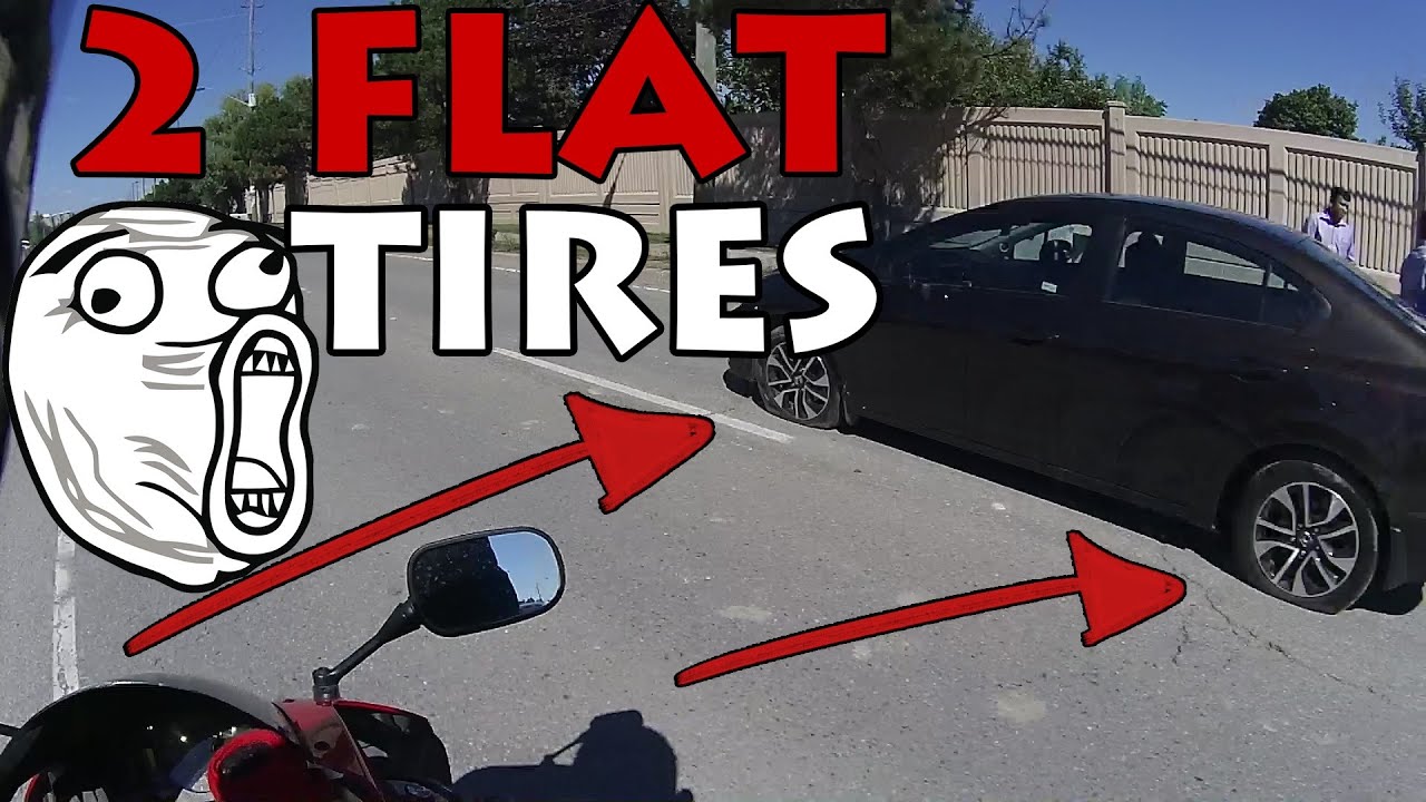 2 FLAT TIRES! YouTube