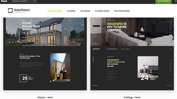 Bauhaus - Architecture and Interior Landing Page HTML Template