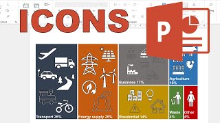 Icons in Microsoft Powerpoint