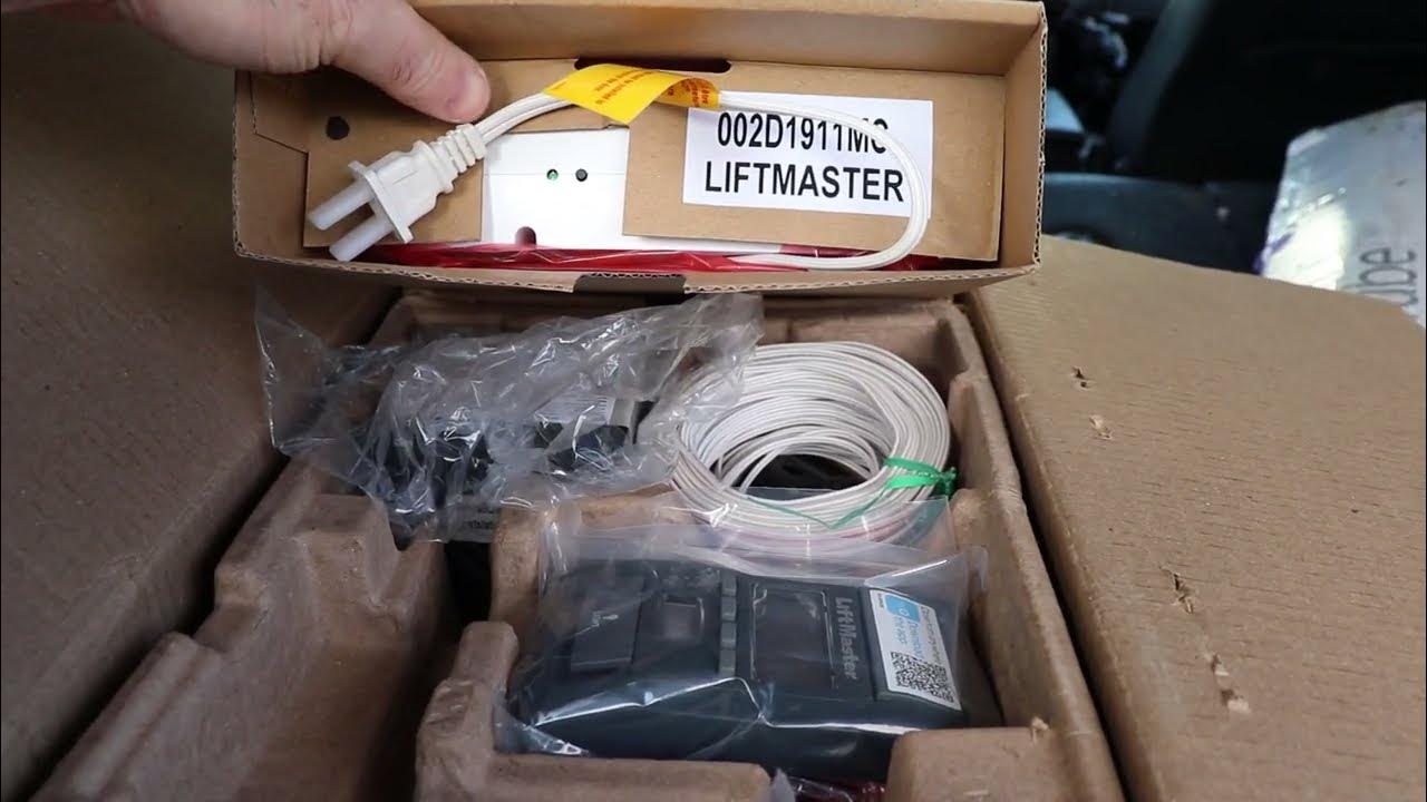 LiftMaster 98022 Garage Door Opener Unboxing with Accessories YouTube
