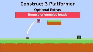 Platformer Optional extras: Jump on enemy heads