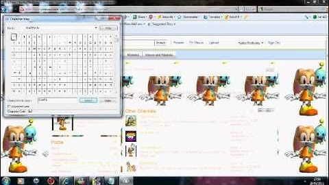 How To Get Character Map on Windows 7