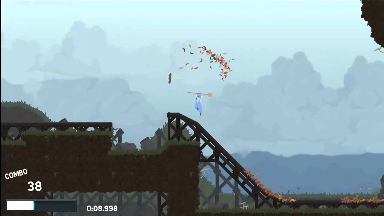 Dustforce [PC] Downhill Level Walkthrough (Perfect Run) - YouTube