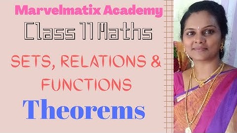 Tn 11th Maths Chapter 1 Theorems Sets, Relations & Functions #oddfunction #evenfunction #marvelmatix