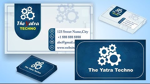 How To Make Business Card | Professional Business Card in CorelDRAW | Creative Visiting Card Design