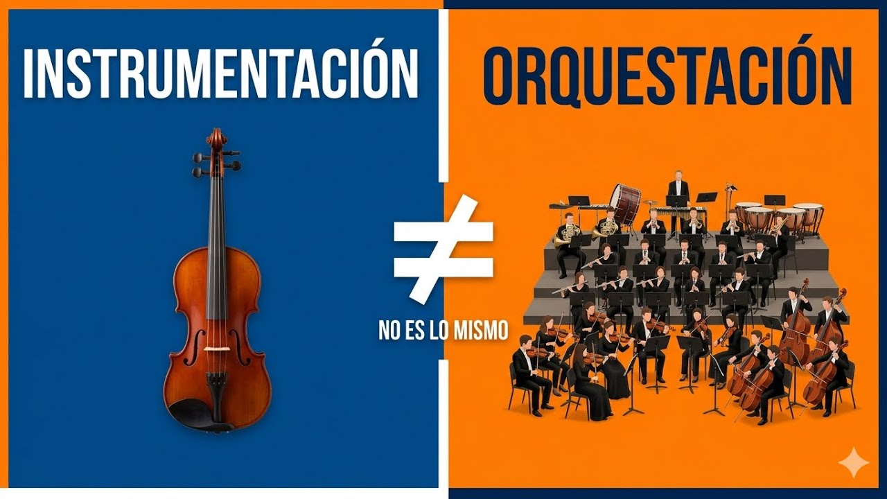 “Instrumentación y Orquestación NO son lo mismo (y te explico por qué)”