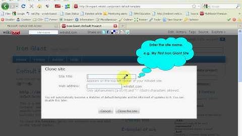 Wikidot Tutorials - Creating a Wikidot Site using Templates