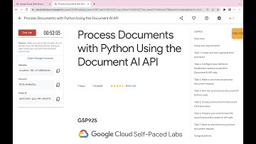 Process Documents with Python Using the Document AI API || #qwiklabs || #GSP925 [With Explanation🗣️]