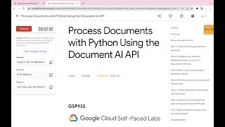 Process Documents with Python Using the Document AI API || #qwiklabs || #GSP925 [With Explanation🗣️]