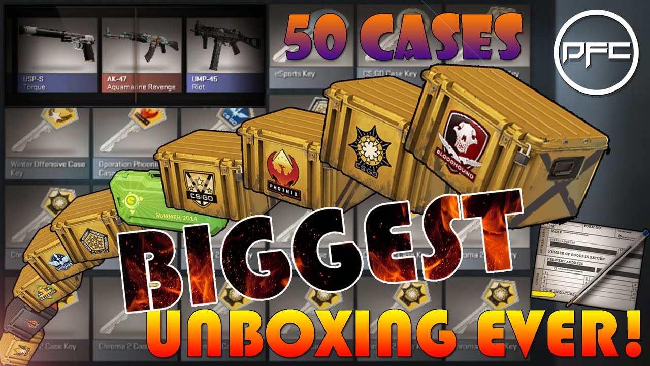 CS:GO Case Opening #1? 50 CASES! - YouTube