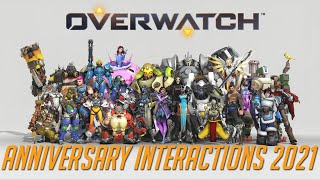 Overwatch  20+ New Anniversary Interactions (2021)