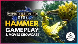 Monster Hunter Rise | New Hammer Weapon Gameplay & Moves Showcase