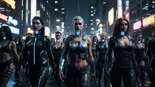 Ai Horde Marching Through Toronto