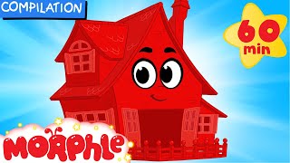My Magic House (Learn About Animal Homes) + 1 hour My Magic Pet Morphle Mega Compilation For Kids!)