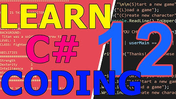 RPG Console Game - C# ABSOLUTE BEGINNER Programming series Episode 12
