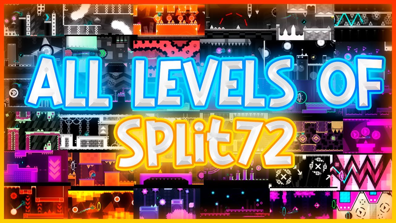 ALL RATED LEVELS OF @Split72 | Geometry Dash - YouTube